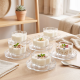 Glass Bowls And Saucer 6 Pcs